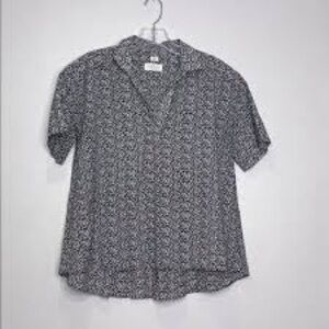 Ann Taylor‎ Loft the softened top blue size small